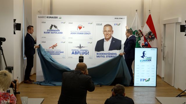 Plakatkampagne der FPÖ Steiermark