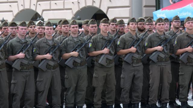 Angelobung in Judenburg Militärkommando Steiermark